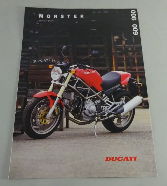 Prospekt / Broschüre Ducati Monster M600 & M900 Stand 10/1994