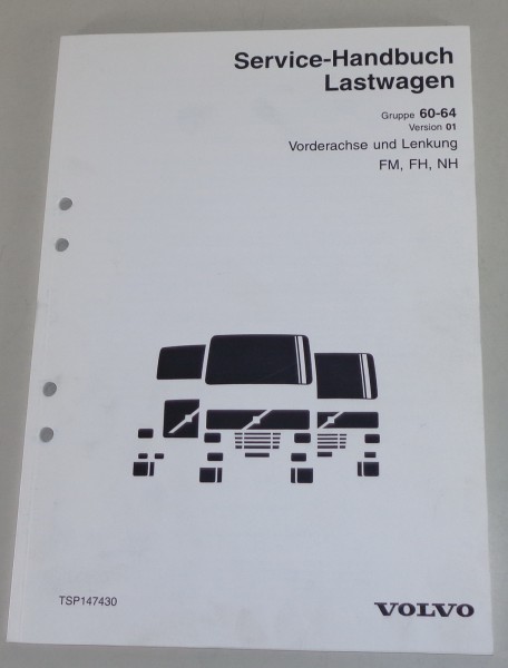 Werkstatthandbuch Volvo LKW FM, FH, NH Vorderachse und Lenkung von 2000