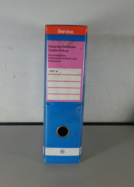 Werkstatthandbuch Elektrik / Schaltpläne VW Caddy Pickup 9U ab Stand 07/1996