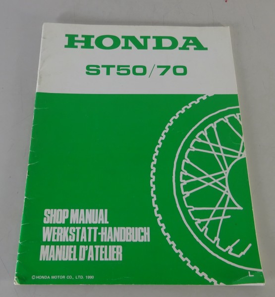 Werkstatthandbuch Ergänzung Workshop Manual Supplement Honda DAX ST 50 70 v.1990