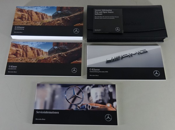 Bordmappe + Betriebsanleitung Mercedes Benz G-Klasse W463 + AMG Stand 11/2019