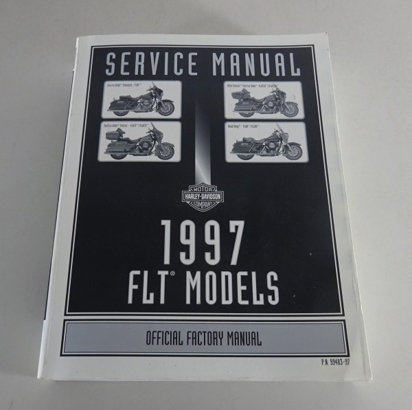 Workshop manual Harley Davidson FLT models 1997 from 10/1996