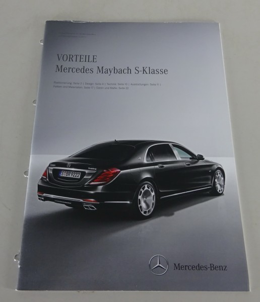 Produktinfo / Vorteile Mercedes-Benz S-Klasse W222 S 600 Maybach Stand 11/2014