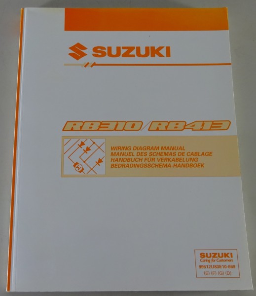 Werkstatthandbuch / Schaltpläne Suzuki Wagon RB 310 / 413 Stand 11/2001
