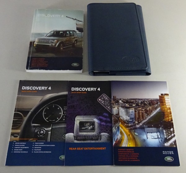 Wallet + Owner's Manual / Handbook Land Rover Discovery 4 from 2011