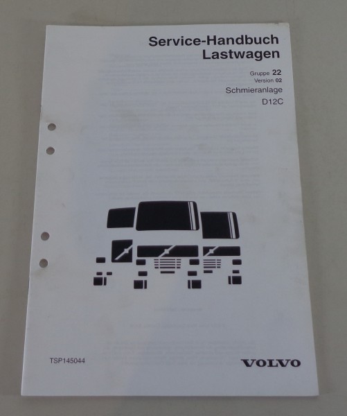 Werkstatthandbuch Volvo LKW Motor D12C Schmieranlage von 2000