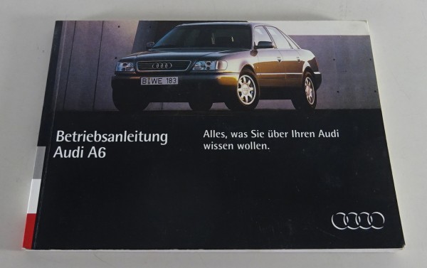 Betriebsanleitung / Handbuch Audi A6 C4 + Quattro Stand 07/1995