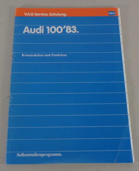 SSP 49 Audi Selbststudienprogramm Service Schulung Audi 100 \'83 C3 Typ 44