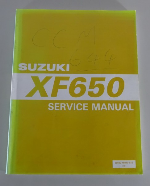 Werkstatthandbuch / Wartungsanleitung Suzuki XF 650 Freewind Stand 02/1997