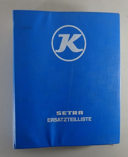 Teilekatalog / Ersatzteilliste Kässbohrer Setra Bus Typ S 140 ES / S 130 S