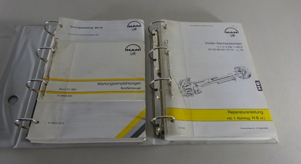 Werkstatthandbuch / Reparaturhandbuch MAN Omnibus ÜL 242 Band 1 + 2 Stand 1992