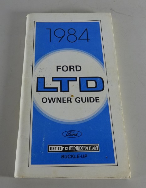 Owner´s Manual / Handbook Ford LTD Stand 1984