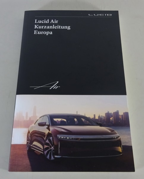Betriebsanleitung / Handbuch / Kurzanleitung Lucid Air Stand 2024