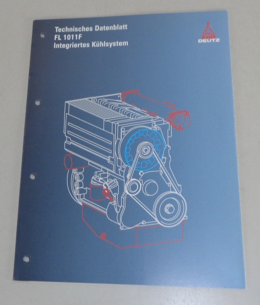 Prospekt Deutz Dieselmotor FL1011F mit 10,5 bis 55,5 kW von 09/1994