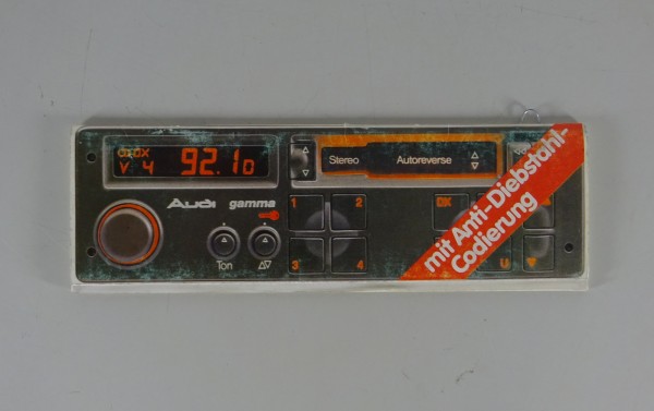 Betriebsanleitung / Bedienungsanleitung Audi Autoradio gamma II Stand 03/1987