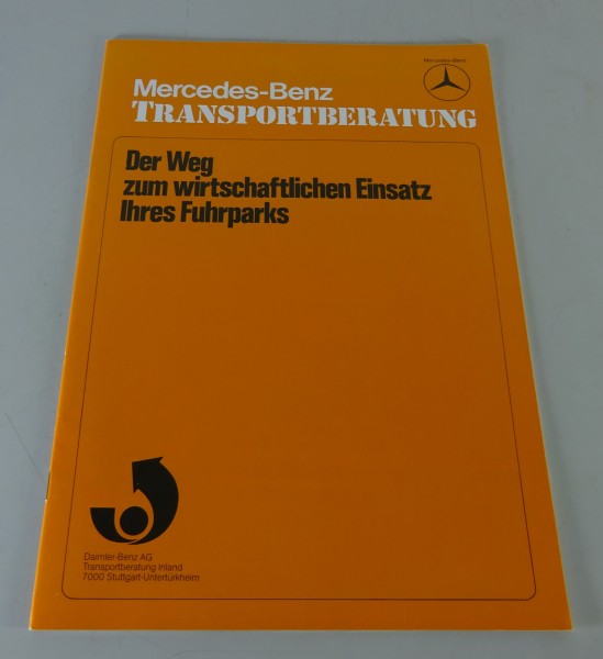 Prospekt / Broschüre Mercedes-Benz T1 Bremer / T2 DüDo / NG 73 Stand 02/1978