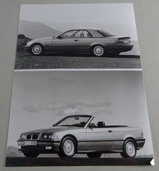 Pressefoto / Werbefoto BMW 3er Typ E36 Cabrio Stand 1993