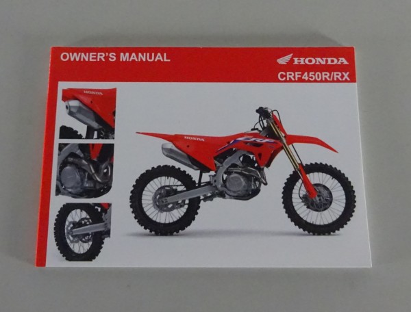 Betriebsanleitung / Handbuch Honda CRF 450 R / RX Motorcross Stand 06/2021