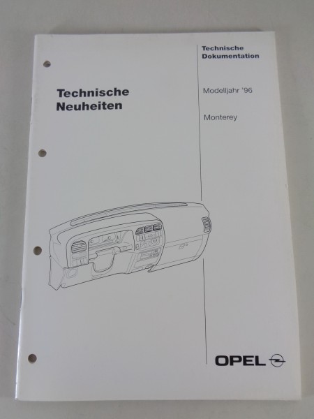 Fahrzeugvorstellung / Technische Neuheiten Opel Monterey Modelljahr 1996
