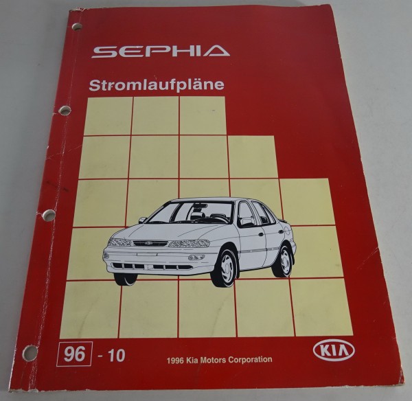 Werkstatthandbuch / Stromlaufpläne Kia Sephia Stufenheck / Fließheck Stand 1997