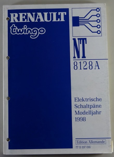 Werkstatthandbuch Elektrik / Schaltpläne Renault Twingo Modelljahr 1998