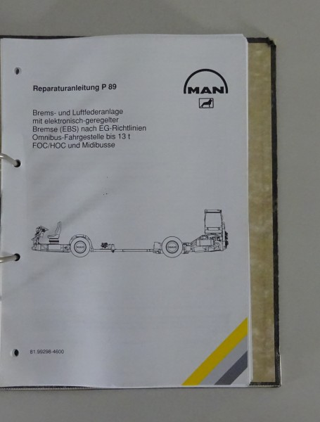 Reparaturanleitung MAN Brems- & Luftfederanlage mit EBS Stand 03/2002