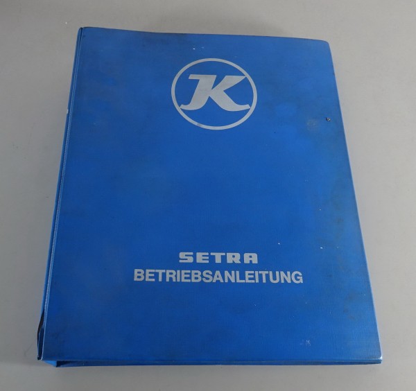 Betriebsanleitung / Handbuch Kässbohrer Setra S 211 212 213 215 Stand 02/1982
