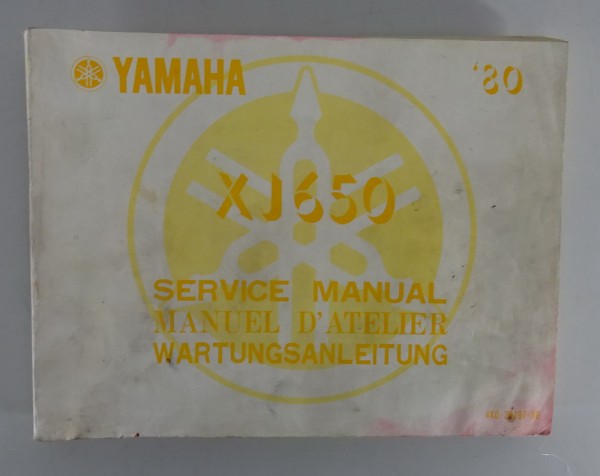 Werkstatthandbuch / Wartungsanleitung Yamaha XJ 650 Stand 06/1980