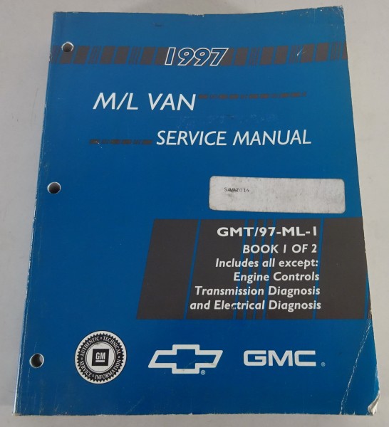 Workshop Manual / Repair Manual Chevrolet Astro & GMC Safari Stand 05/1996