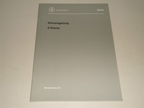 Werkstatthandbuch Mercedes Benz Vito V-Klasse W638 Klimaanlage Stand 05/1996