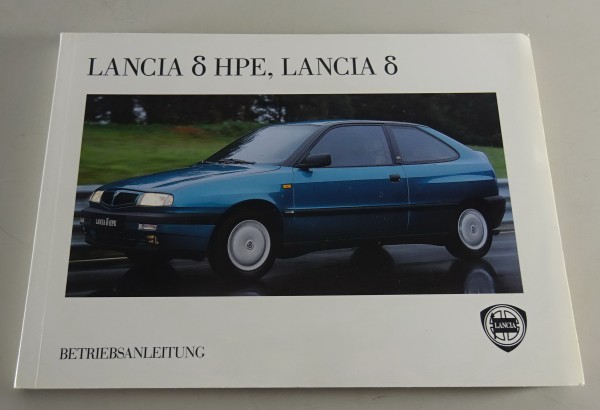 Betriebsanleitung / Handbuch Lancia Delta & Delta HPE Stand 01/1995