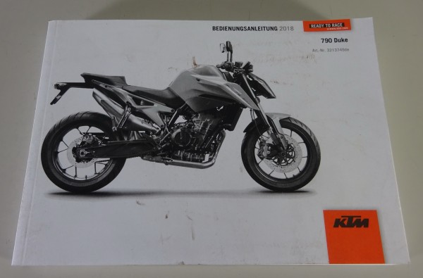 Betriebsanleitung / Handbuch KTM 790 Duke Modelljahr 2018 Stand 03/2018