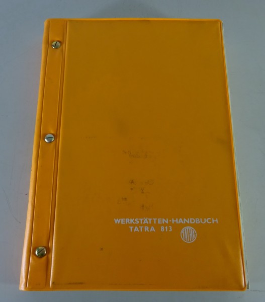 Werkstatthandbuch Tatra 813 6x6 / 4x4 Zugmaschine / 4x4 Sattelschlepper von 1974