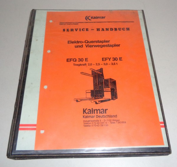 Werkstatthandbuch Kalmar Gabelstapler EFQ 30 E / EFY 30 E von 1991