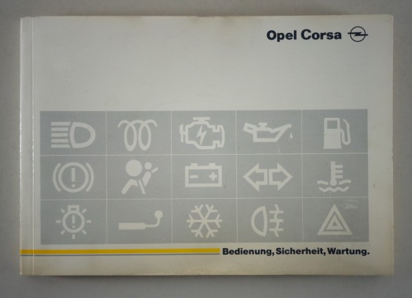 Betriebsanleitung Opel Corsa B von 11/1995