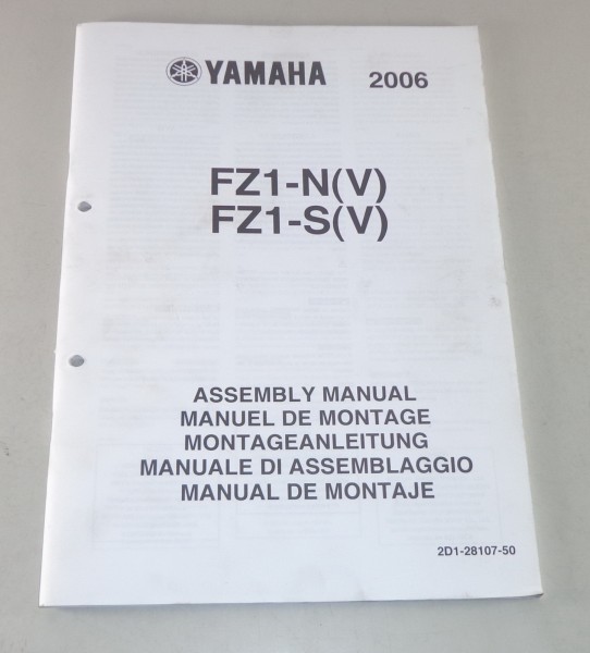 Montageanleitung / Set Up Manual Yamaha FZ1-N (V) / S (V) Stand 2006