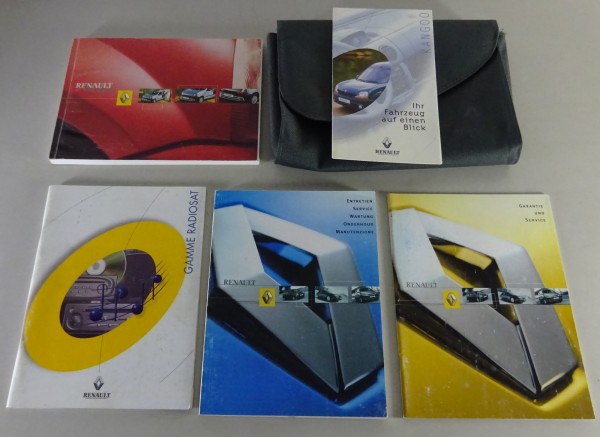 Bordmappe + Betriebsanleitung / Handbuch Renault Kangoo Typ KC Stand 02/2001