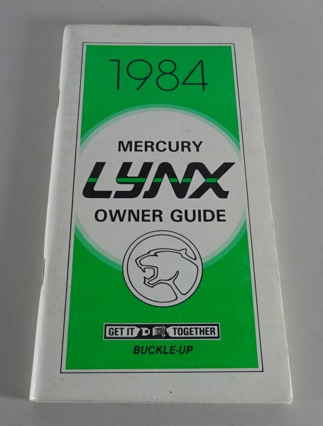 Owner´s Manual / Handbook Mercury LYNX Stand 1984