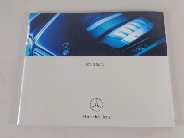 Scheckheft Mercedes Benz E-Klasse W211 / CLS C219 auf Dänisch 06/2004