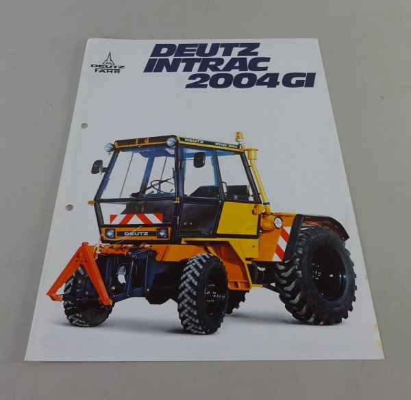 Datenblatt Deutz Intrac 2004 GI Stand 01/1979