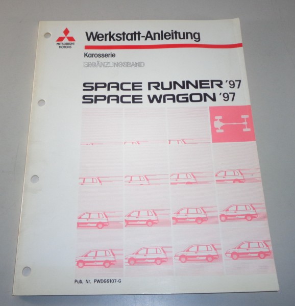 Werkstatthandbuch Karosserie Nachtrag Mitsubishi Space Runner / Wagon ab 1997