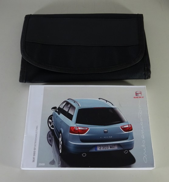 Bordmappe mit Betriebsanleitung / Handbuch Seat Exeo Typ 3R Stand 2009