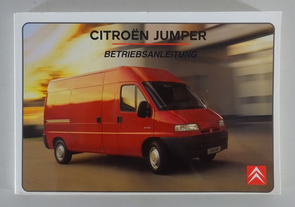 Betriebsanleitung Citroen Jumper Transporter/Wohnmobil 06/2000