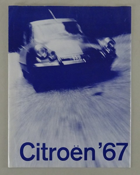Prospekt / Broschüre Citroen ID 19 / DS 19 USA Modell von 1967 auf englisch
