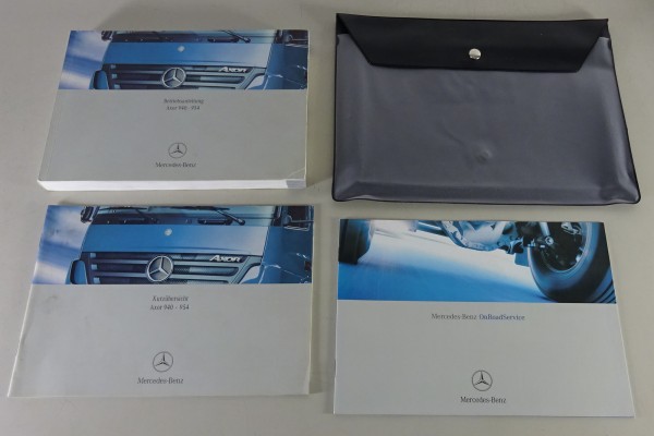 Bordmappe + Betriebsanleitung / Handbuch Mercedes-Benz Axor 940-954 von 07/2005
