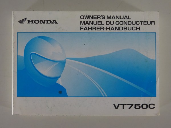 Betriebsanleitung / Owner's Manual Honda Shadow VT 750C von 2003