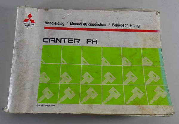 Betriebsanleitung / Handbuch Mitsubishi Canter FH 100 / Fuso Stand 1991