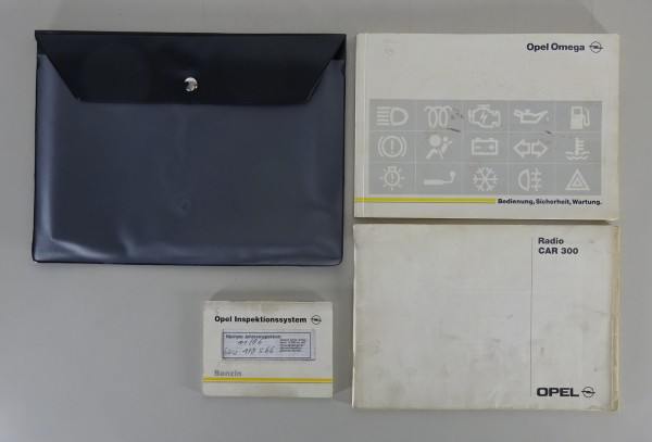 Bordmappe + Betriebsanleitung Opel Omega B1 Stand 01/1995