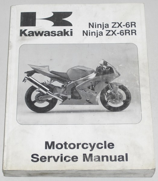 Werkstatthandbuch / Workshop Manual Kawasaki Ninja ZX-6R + ZX-6 RR, Stand 2003