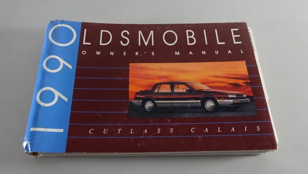 Owner´s Manual / Handbook Oldsmobile Cutlass Calais Stand 1990